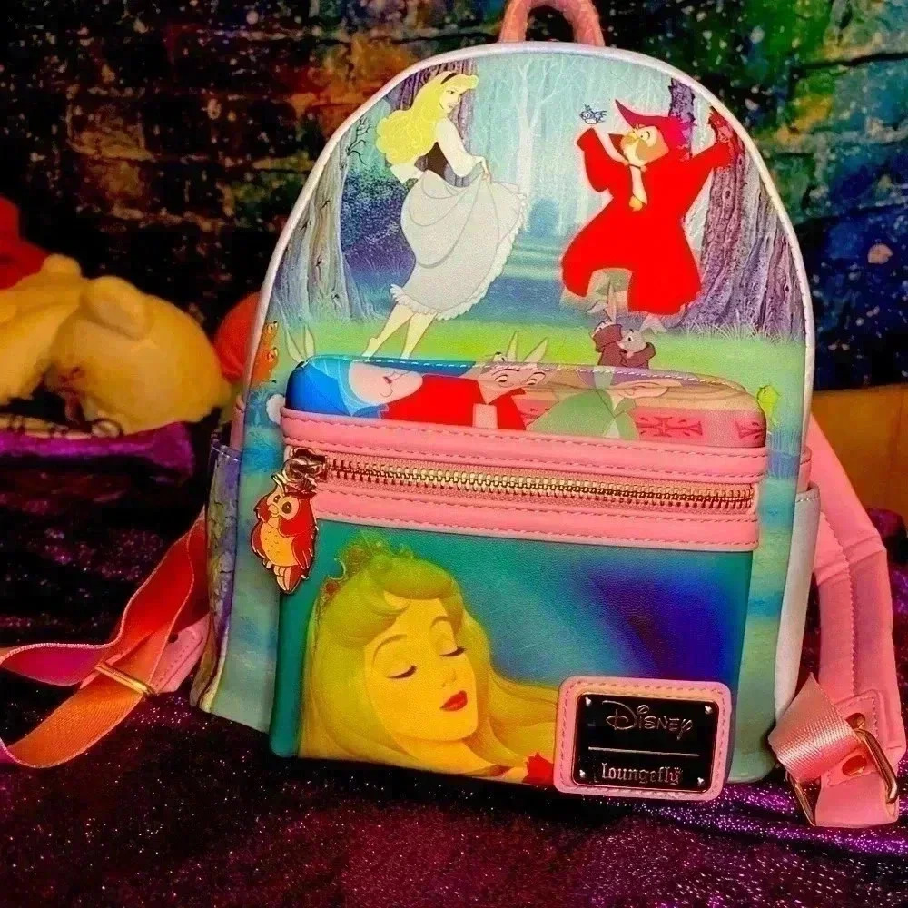 Disney loungefly sleeping beauty mini backpack